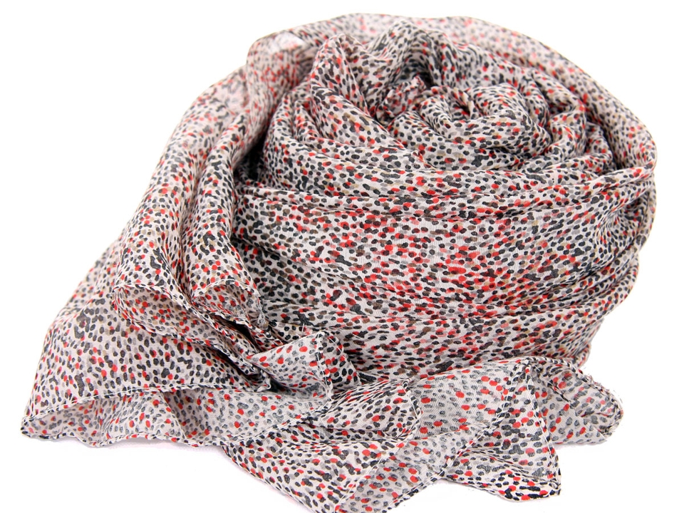 Miniature Dots Polyester Scarf