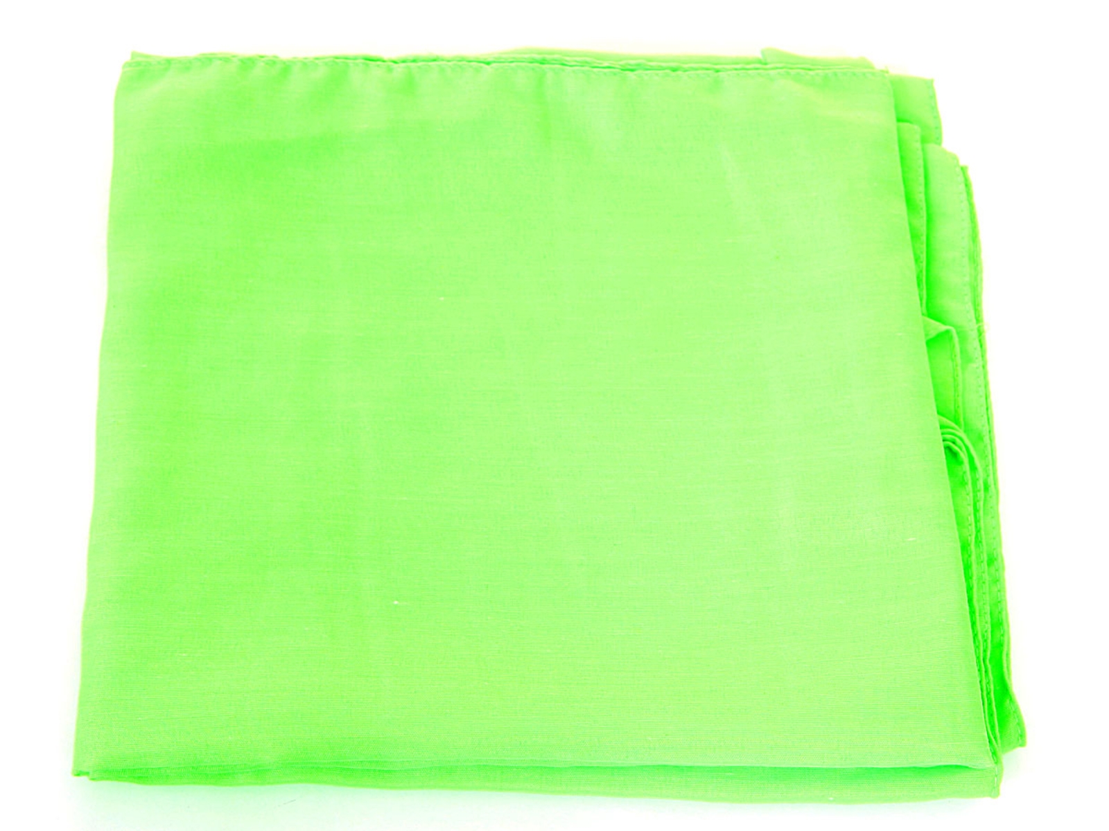Green Colored Plain Polyester Scarf