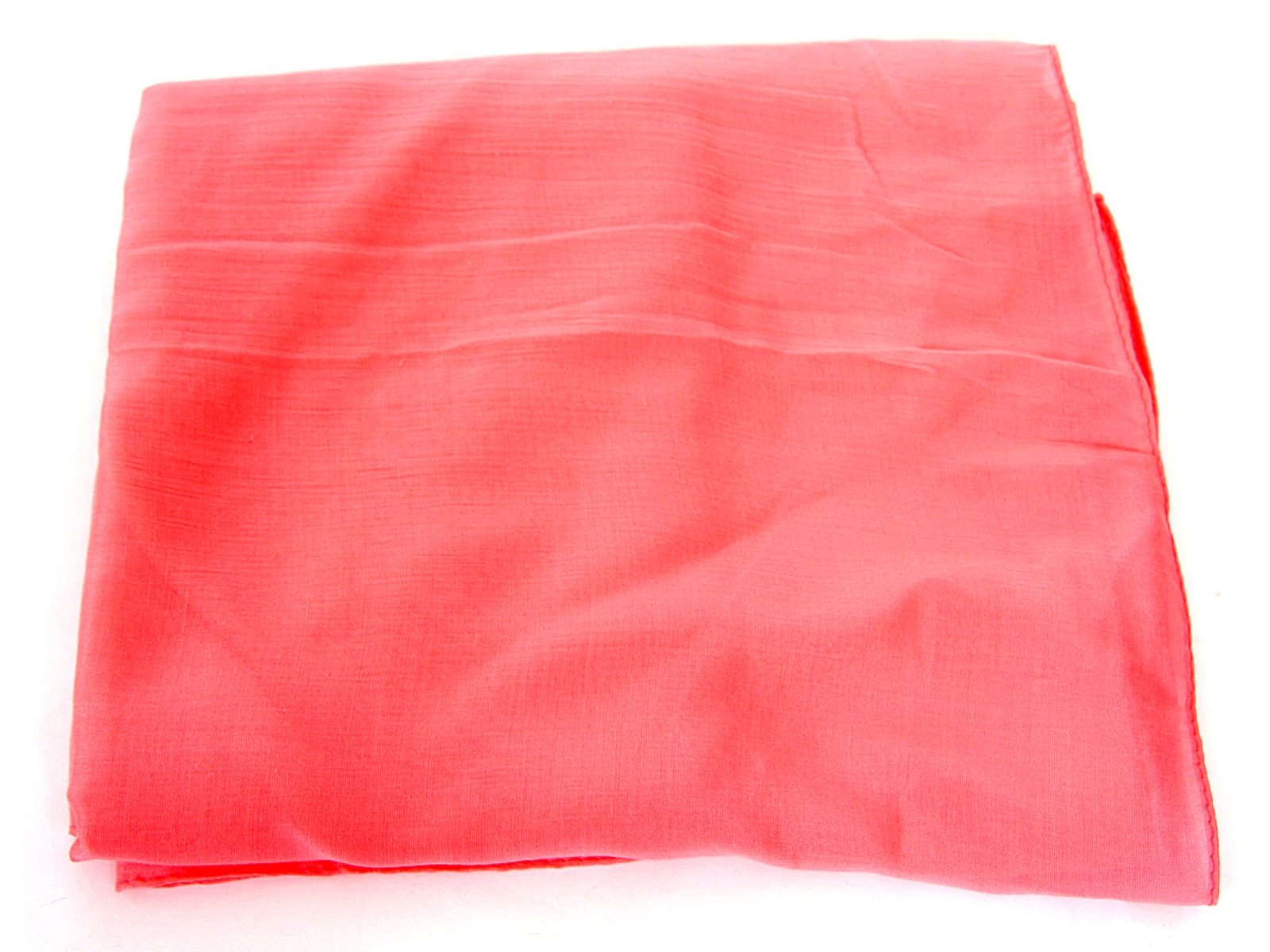 Pink Colored Plain Polyester Scarf