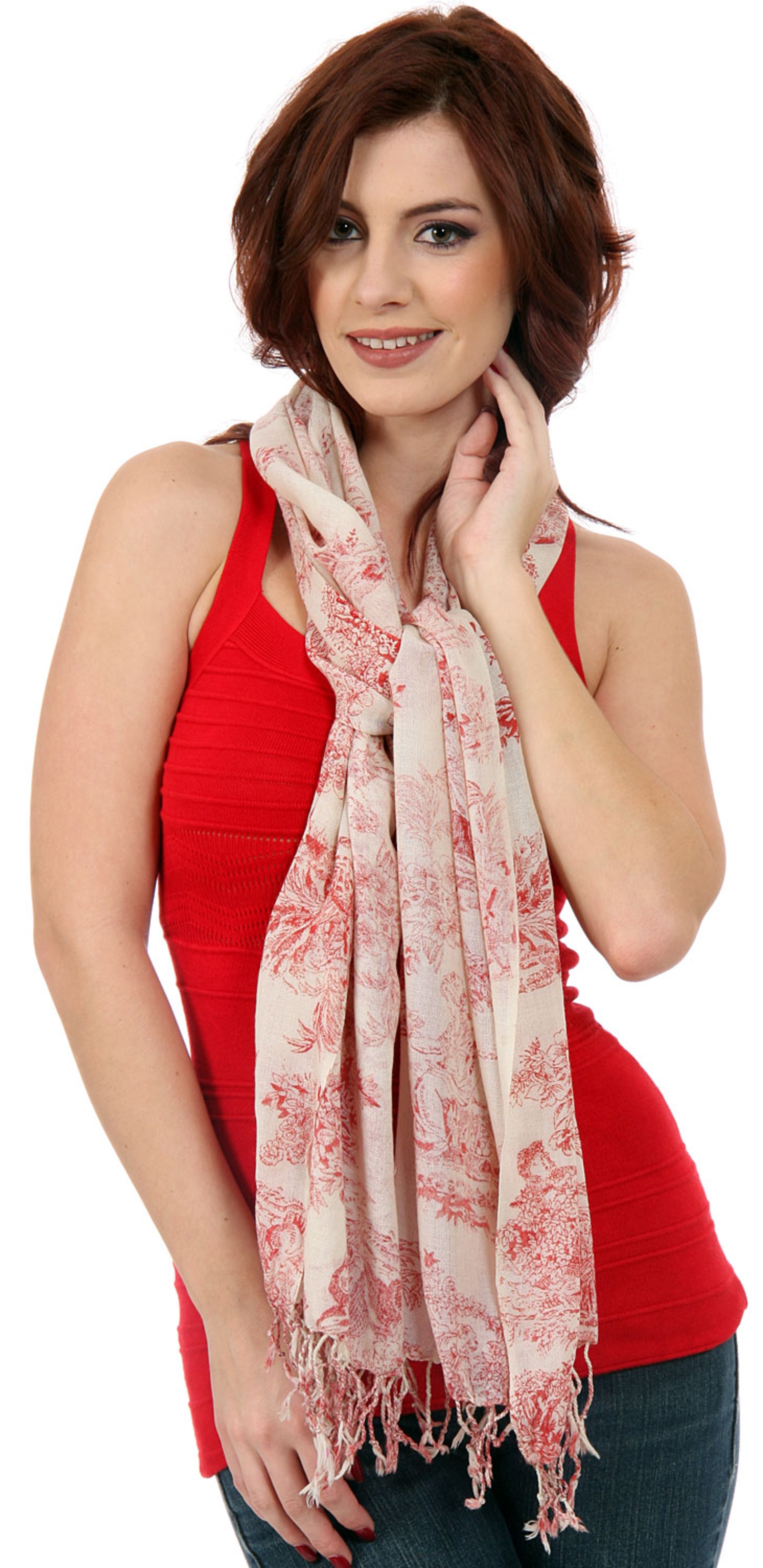 Garden Inspired Wool Scarf