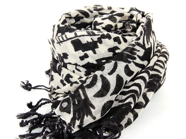 Abstract Art Wool Scarf