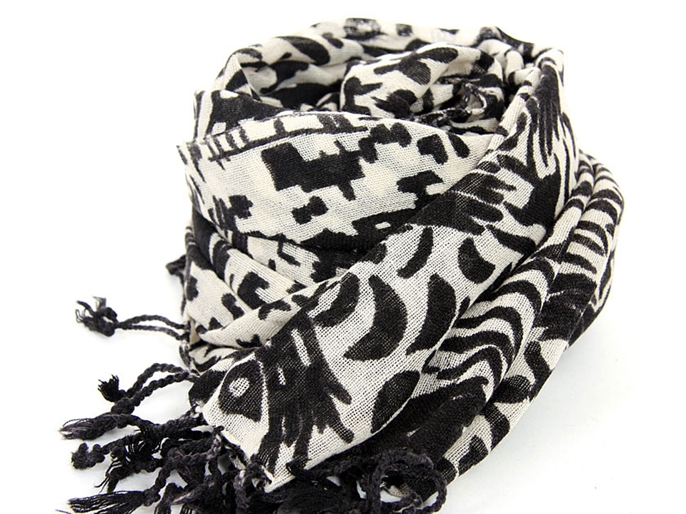 Abstract Art Wool Scarf