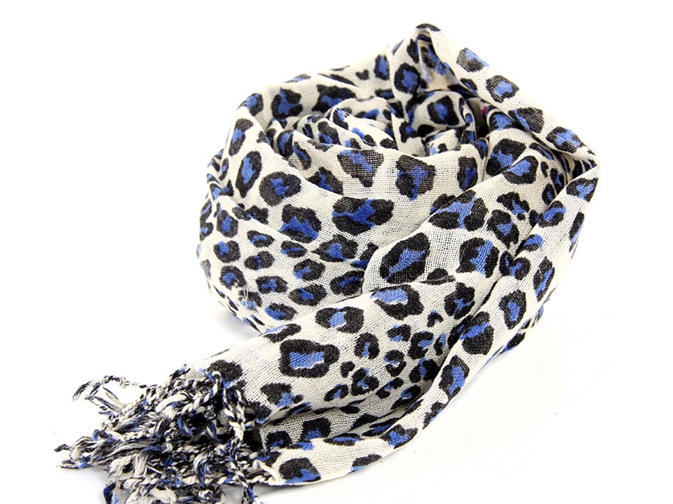Leopard Spots Wool Scarf