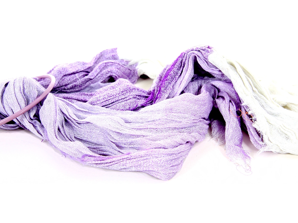 Two Tone Woven Crinkled Polyester Scarf