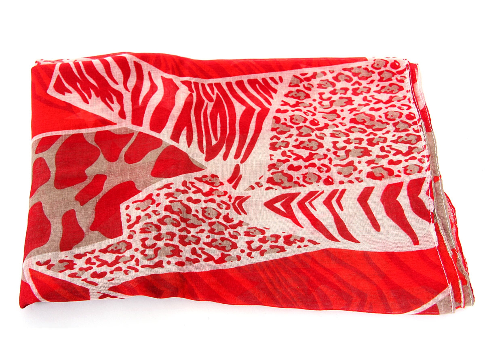 Animal  & Stars Print Polyester Wrap