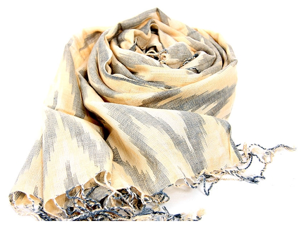 Lemony Artistic Viscose Scarf