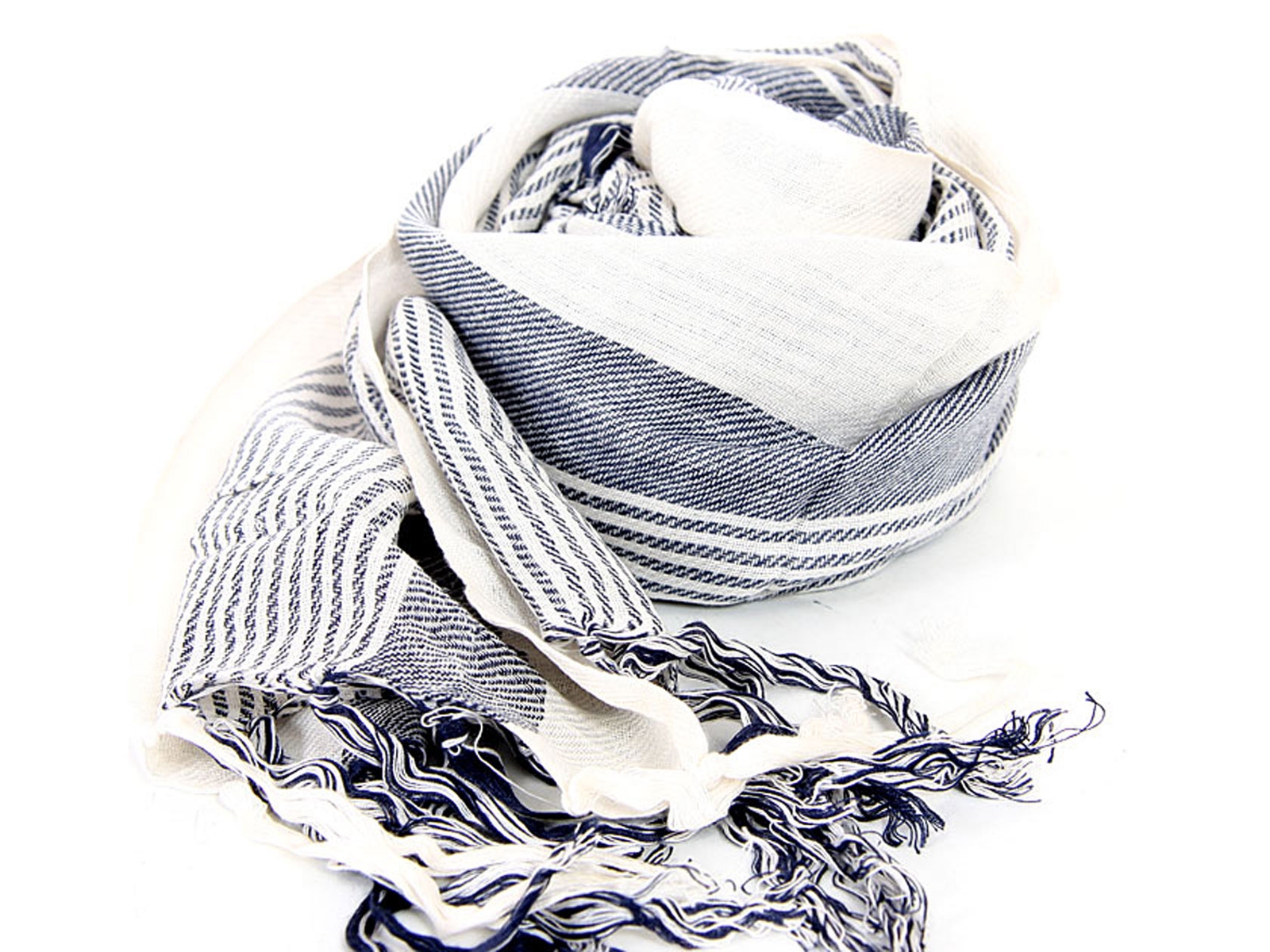 Black & White Viscose Scarf