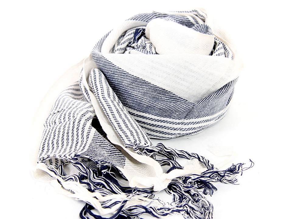 Black & White Viscose Scarf