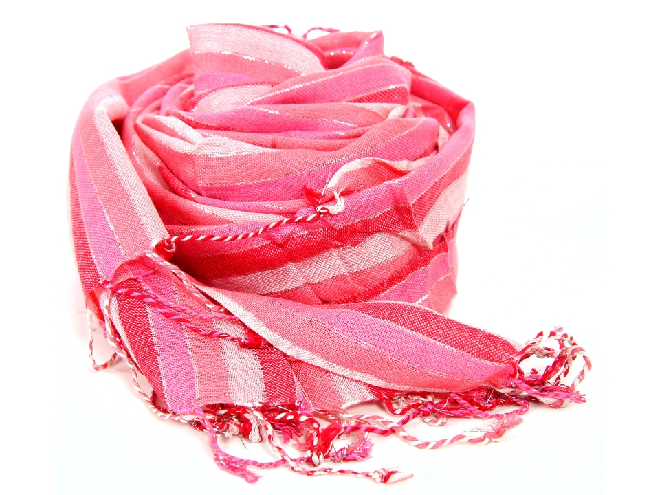 Stripes Print Viscose Scarf