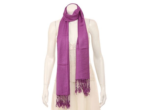 Viscose Woven Purple  Shawl