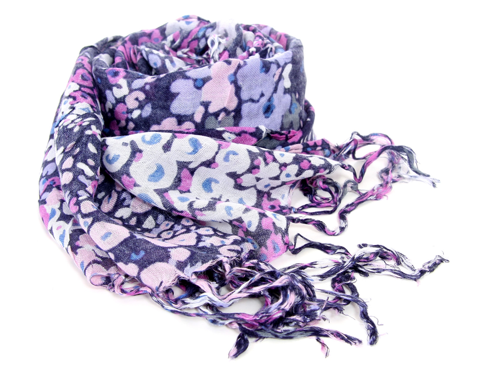 Miniature Floral Viscose Scarf