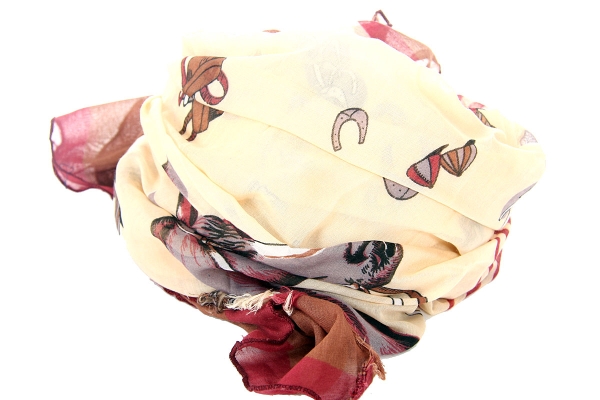 Horses Inspired Polyester Scarf