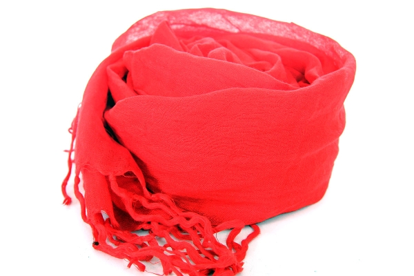 Layered Knit Solid Color Scarf