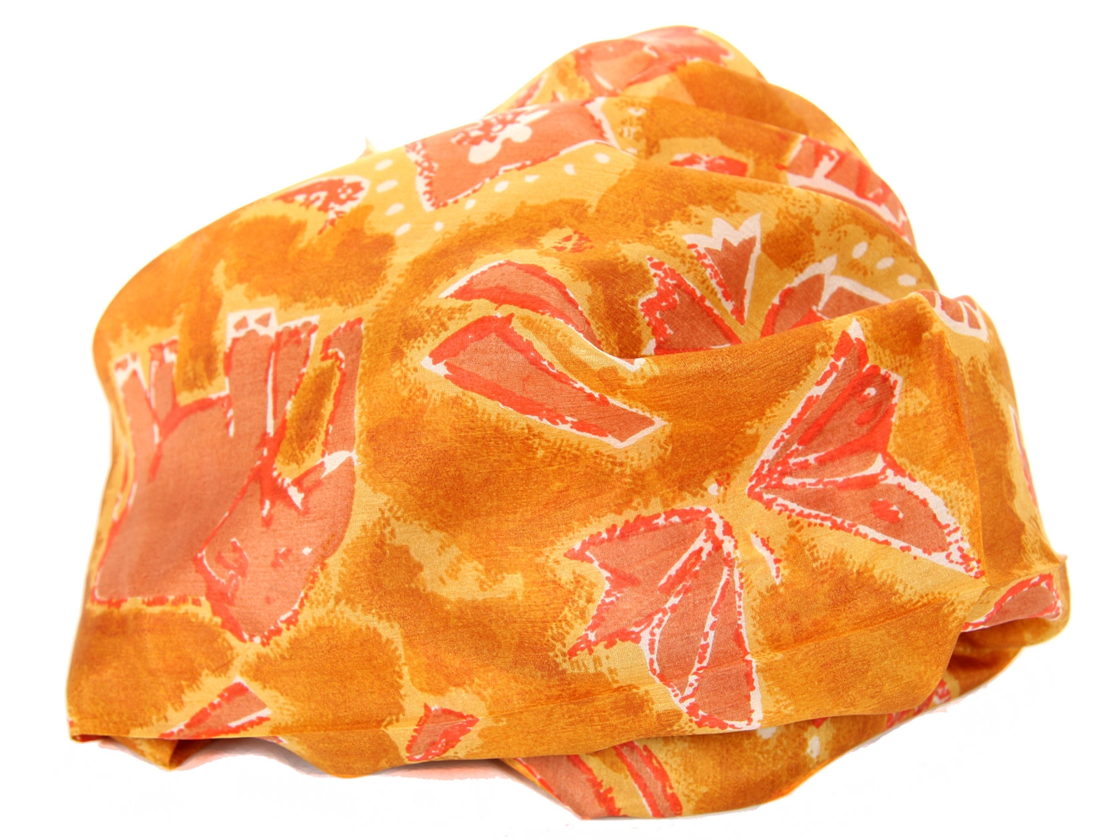 Tribal Print Silk Scarf